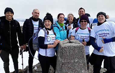 Premium Choice staff Ben Nevis summit